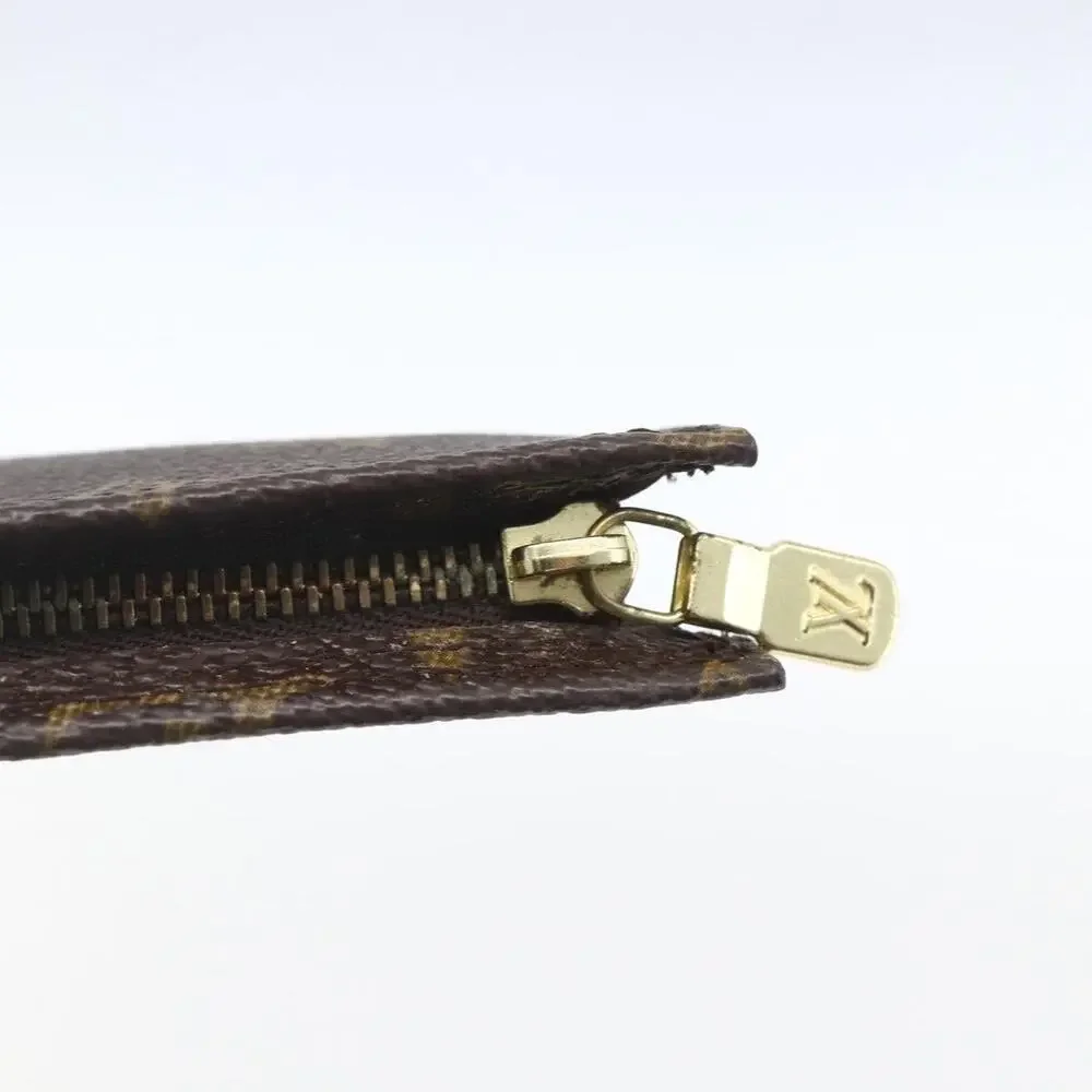 Louis Vuitton Monogram Bucket PM Accessory Pouch Brown